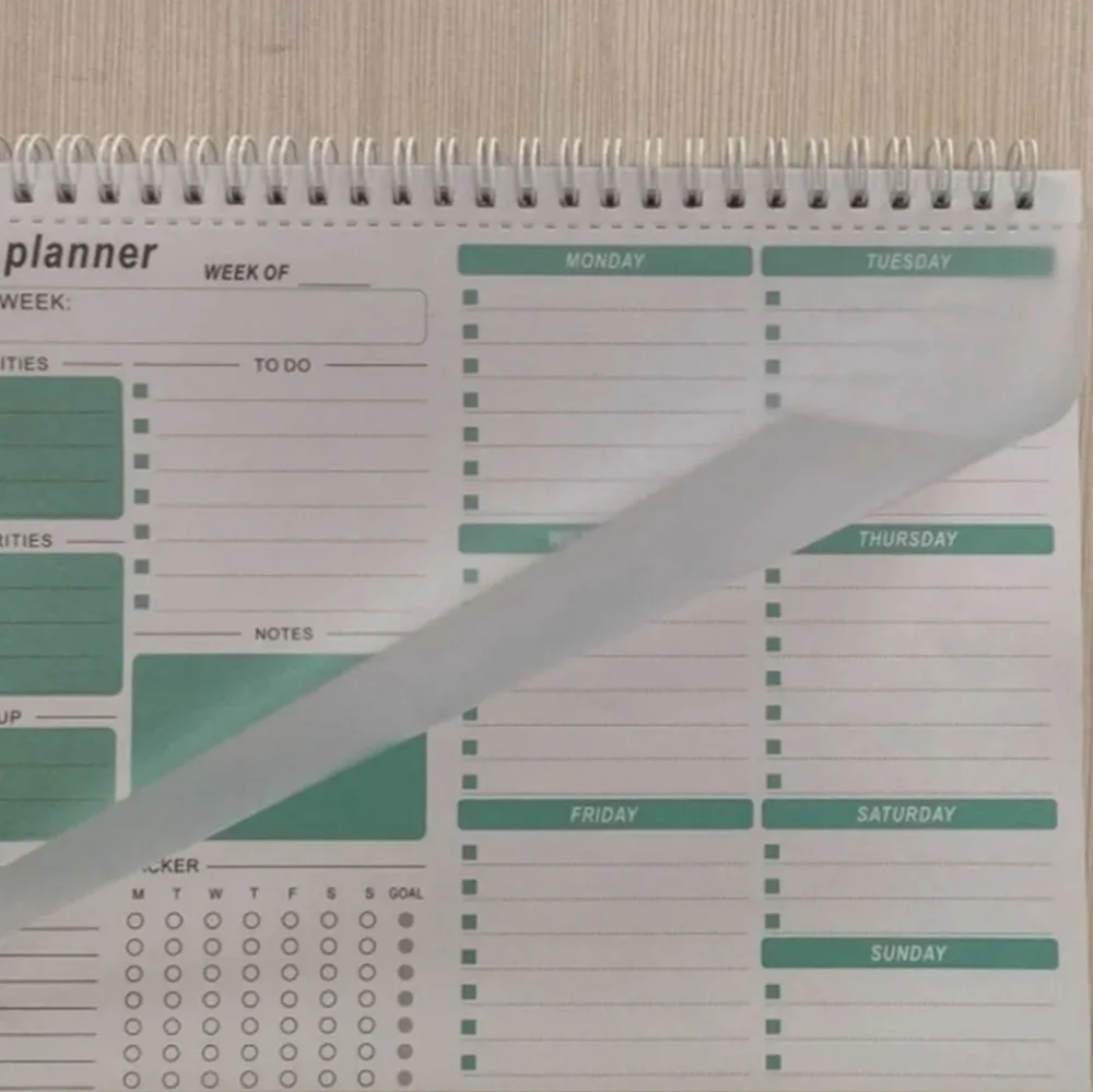 Weekly Goals Schedule Planner